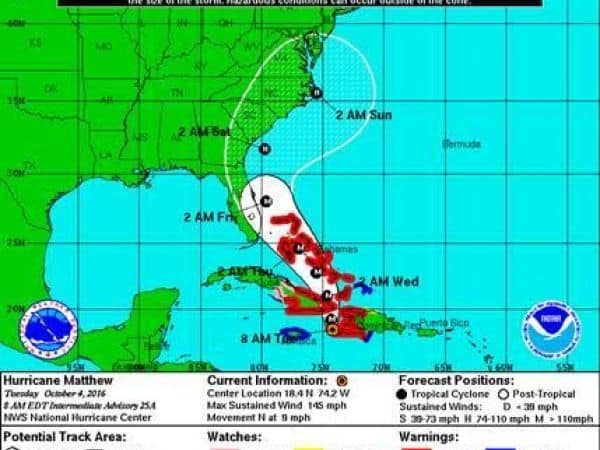hurricane map hurricane preparedness